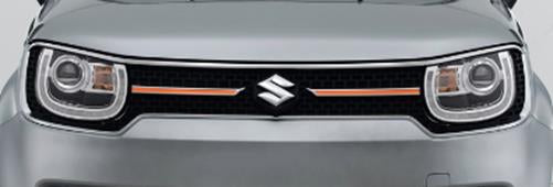 Suzuki Ignis Upper Front Grille Centre Bar, Orange