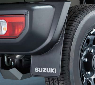 Suzuki Jimny Mudflap Set, Rear - Flexible Black | 99118-78R10-BK1