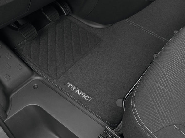 Genuine Renault Trafic Passenger Premium Textile Floor Mats Row 1