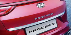Kia ProCeed (CD) Tailgate Trim Line, High Gloss Stainless Steel