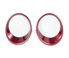 Nissan Juke Red Headlamp Finishers w/o HL Washers