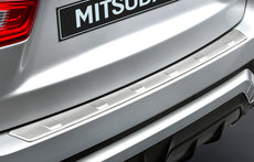 Mitsubishi ASX Rear Bumper Protection Plate, Stainless Steel