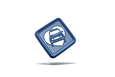 Genuine Renault 4 Small Lid for Center Console Storage Box - loveR4 Blue