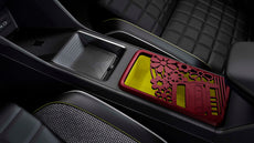 Genuine Renault 4 Large Lid for Center Console Storage Box -FloweR4 Dark Red