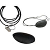 Genuine Fiat 500e Pebble Stone Set - Pendant + Amulet