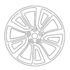 Genuine Nissan Qashqai J11 Alloy Wheel Aluminum 19"