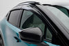 Genuine Nissan Leaf ZE2 Side Window Deflectors - Matte Dark Chrome