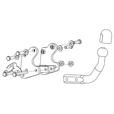 Genuine Nissan Townstar (XFX) - Towbar Fix - Position 2 (High)