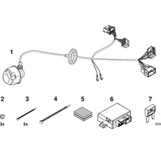 Genuine Nissan Townstar (XFX) - TEK 13 pins - 10 Pins pre-wiring