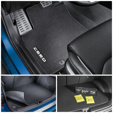 Kia CEED SW Premium Floor & Boots Mats Bundle with First Aid Kit