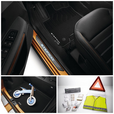 Dacia Sandero Stepway Premium Floor & Boots Mats Bundle with First Aid Kit