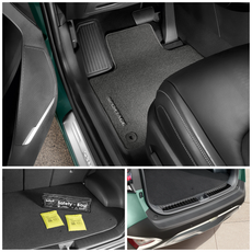 Kia Sportage Premium Floor & Boots Mats Bundle with First Aid Kit