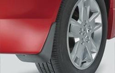 Mitsubishi Lancer Hatchback Mudflap Set, Front (without side skirts)