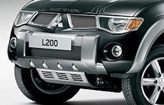 Mitsubishi L200 (S4) Styling Guard, Front Bumper - Metallic Grey