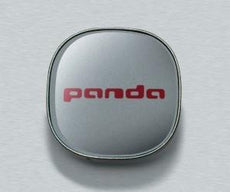 Fiat Panda Alloy Wheel Centre Caps (x4) Silver Grey 2012-