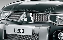 Mitsubishi L200 (S4) Double Cab Sports Grille, Upper