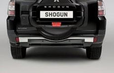Mitsubishi Shogun Rear Bumper Skid Plate, Dual Tone