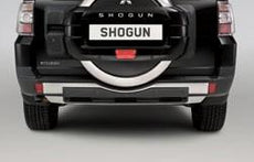 Mitsubishi Shogun Rear Bumper Skid Plate, Single Tone