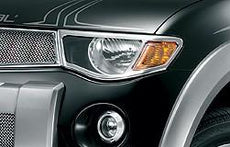 Mitsubishi L200 (S4) Headlamp Bezels, Chrome