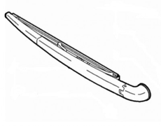 Fiat Nuova Panda (2Q) Wiper Arm, Rear