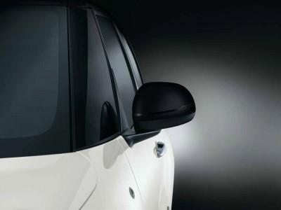 Fiat 500L Mirror Covers, Ceramic Black