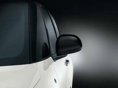 Fiat 500L Mirror Covers, Black with technics effect