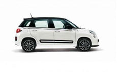 Fiat 500L Sticker Flash, Dark Grey & Silver