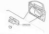 Alfa Romeo 159 Interior Door Handle Plug LH, Front