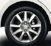 Nissan Micra (K13K) Alloy Wheel 16" Silver inc Centre Cap 2010-2016