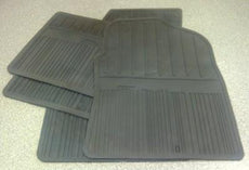 Fiat 500 Rubber Mat Set 1-PIN Floor Fixing RHD 2010 - 09/2012