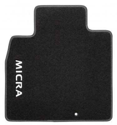 Nissan Micra (K13K) Velour Mats, White RHD 2013-2016