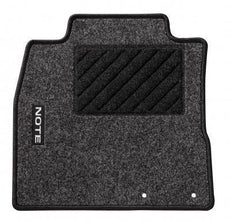 Genuine Nissan Note (E12E) Standard Textile Mats, Charcoal/Black - 2013-2018