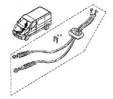 Nissan Primastar (X83) Cable Assy-Control, Manual Transmission