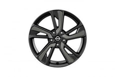 Nissan Juke Grey (KAD) Laminate Alloy Wheel Inserts up to chassis #147869