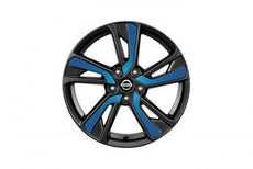 Nissan Juke Blue (B51) Laminate Alloy Wheel Inserts from chassis #147869