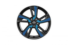 Nissan Juke Blue (B51) Laminate Alloy Wheel Inserts from chassis #147869