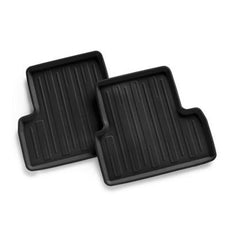 Honda Accord Lipped Rubber Mats, Rear - Black