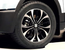 Suzuki SX4 S-Cross Alloy Wheel, Black Diamond-Cut 16" FUJI