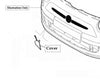 Fiat 500 Front Bumper Towing Eye Cover 2007-2015