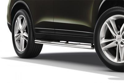 Nissan X-Trail (T32) Side Bars with Steps, Stainless Steel