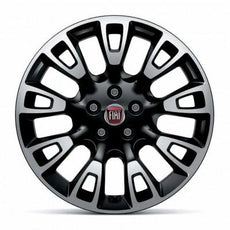 Fiat Doblo 16" Alloy Wheels, Bright Black Diamond Cut