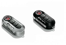 Fiat Key Cover Kit - Light Grey & Pastel Black