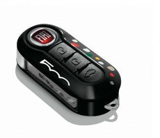 Fiat Key Cover x1 - Black with Coloured Dots