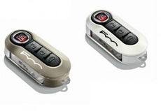 Fiat 500/500L Key Cover Kit - Beige & Pastel White