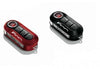 Fiat Key Cover Kit - Metallic Red & Pastel Black