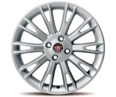 Fiat Punto 17" Alloy Wheels Set, 10-Spoke Silver