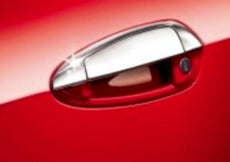 Fiat Punto (3DR) Door Handle Covers, Satin Steel