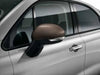 Fiat 500X Mirror Covers, Matt Bronze