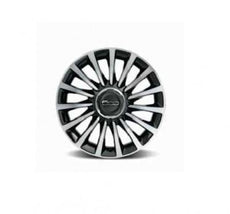 Fiat 500L Alloy Wheel Set 17" Diamond Cut, Black x4