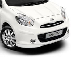 Nissan Micra (K13K) Headlamp Finishers, Chromed 2010-2013